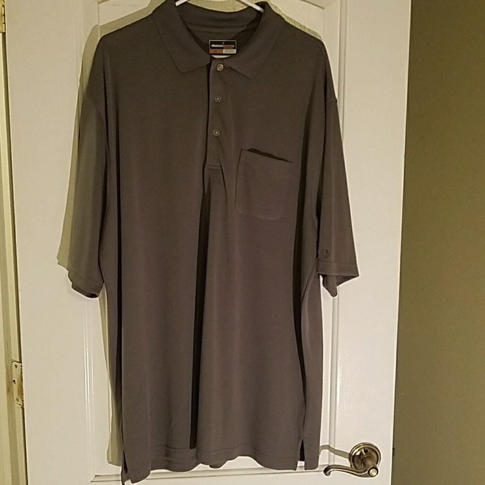 Grey Golf Polo Shirt