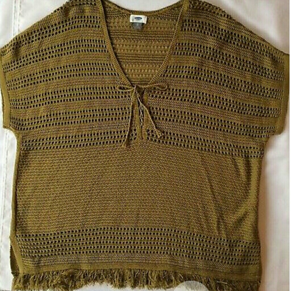 Old Navy Poncho Sweater - Hunter Green