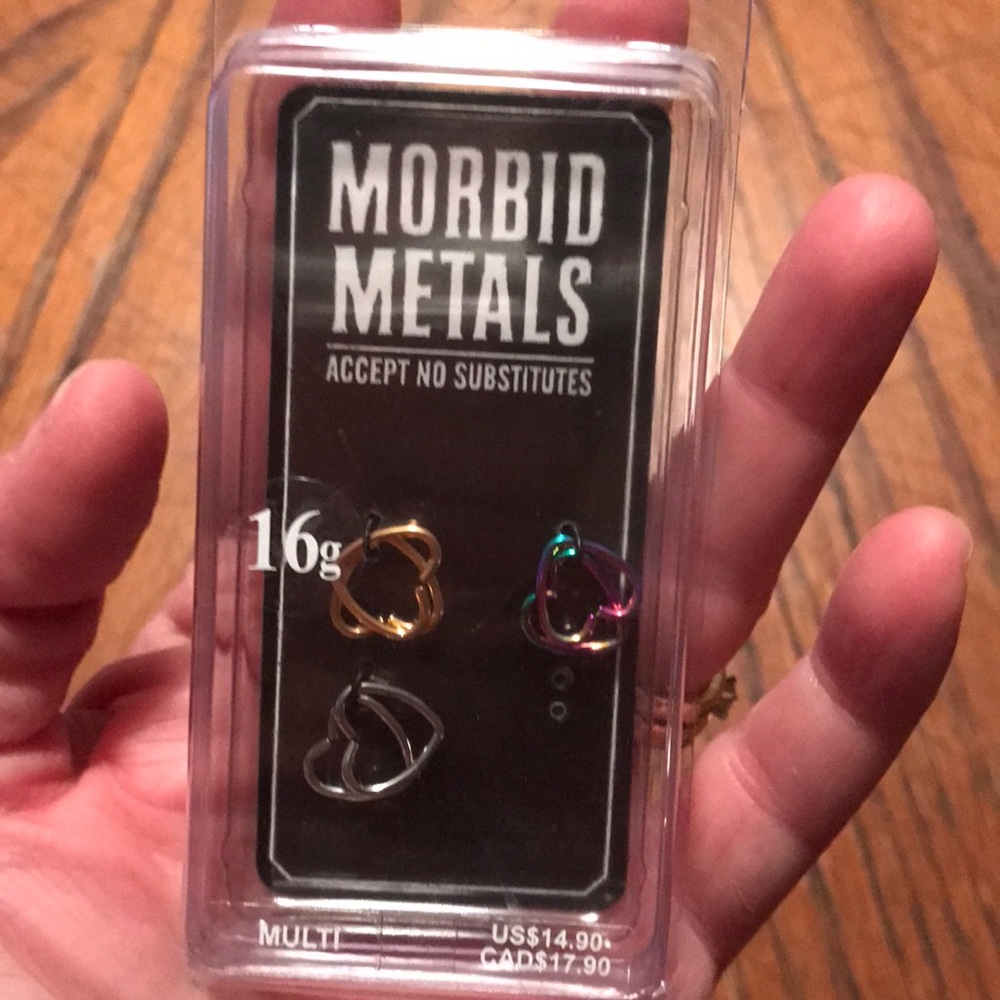 Morbid Metals earrings
