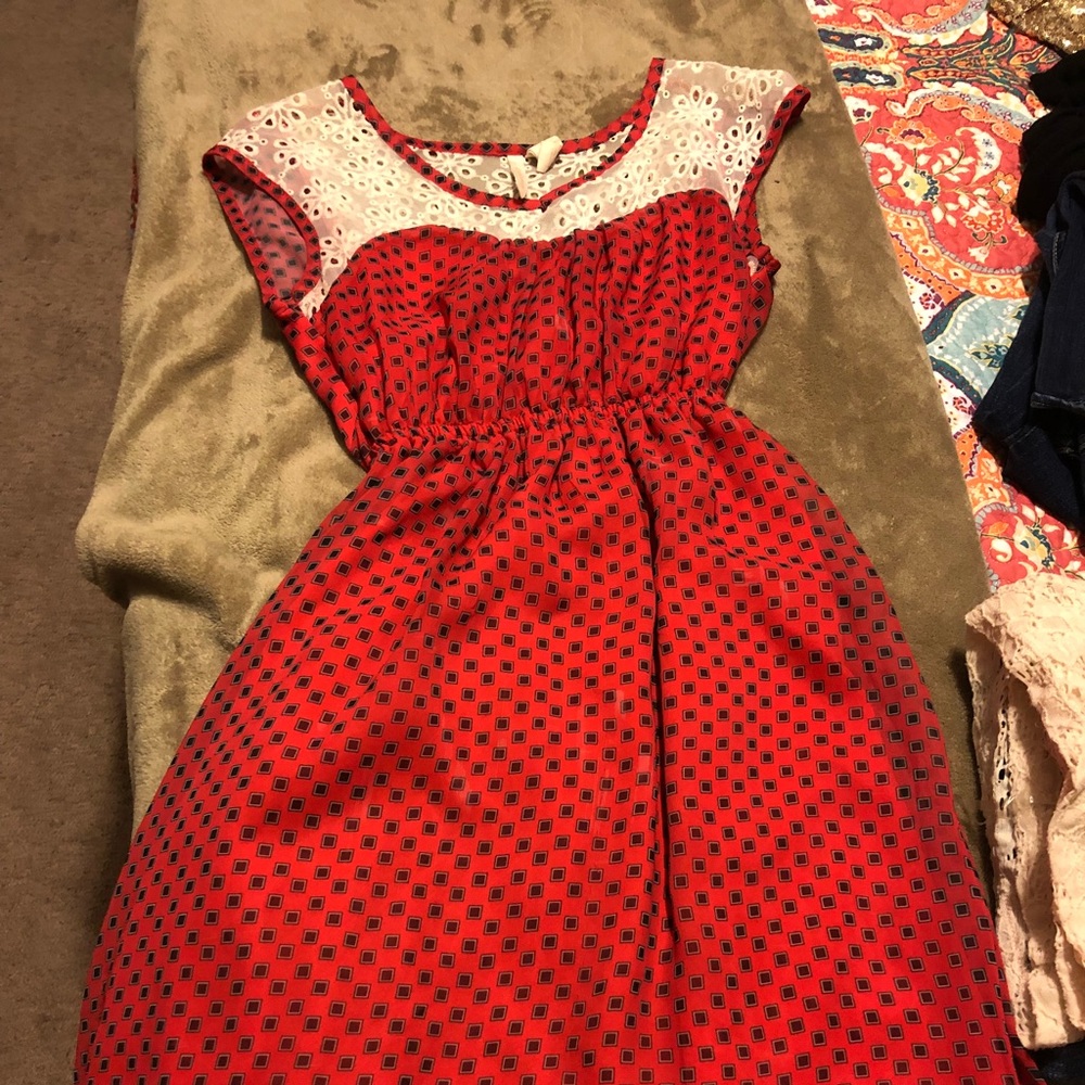 Red dress