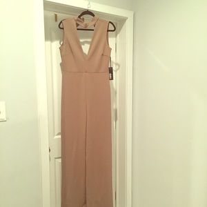 LuLus Choker Neck Jumpsuit