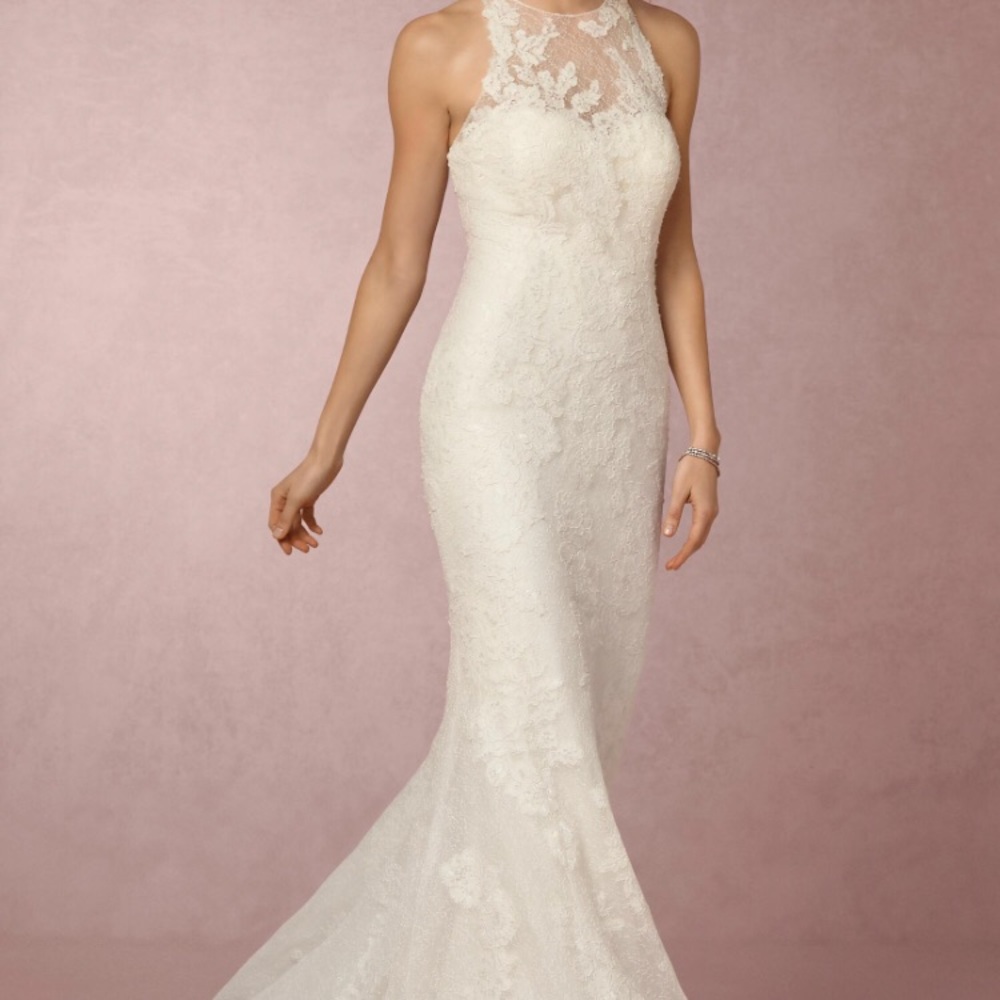 BHLDN Jensen wedding gown