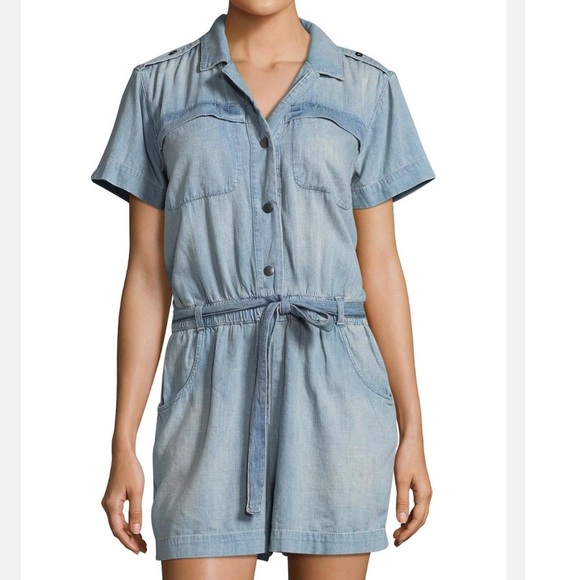 Current/Elliott Dresses & Skirts - CURRENT/ELLIOTT easy jumper denim romper