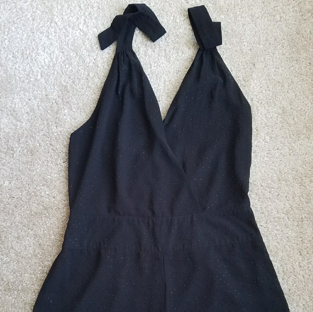 BEBE HALTER ROMPER