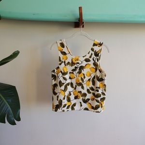 Zara Lemon Top