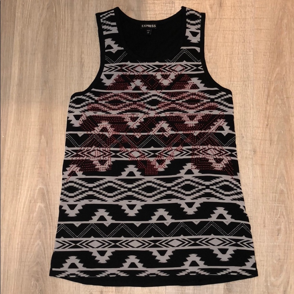 Express Aztec Sleeveless top