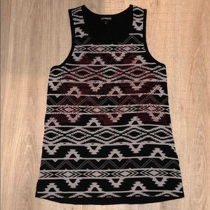 Express Aztec Sleeveless top