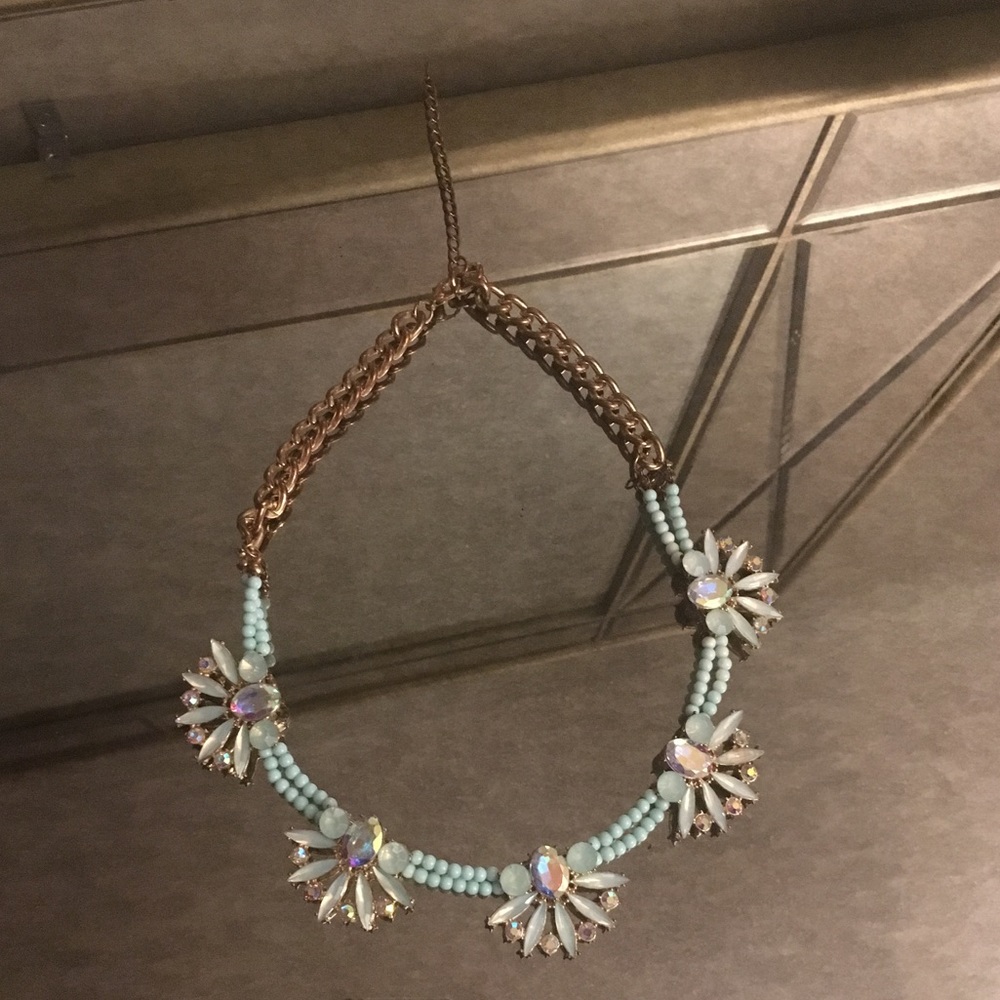 Turquoise costume necklace