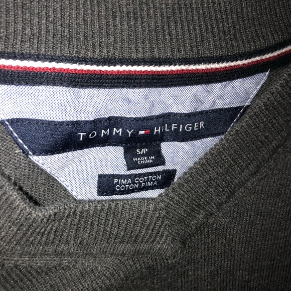 Tommy Hilfiger Charcoal Polo Short Sleeved Shirt - Picture 2 of 3