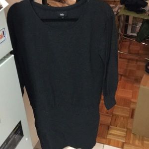 Charcoal sweater dress