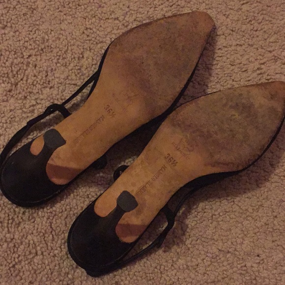 💓FINAL MARKDOWN💓 AUTHENTIC black velvet Manolo - Picture 4 of 6