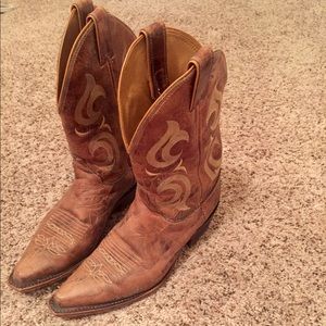 Justin Cowgirl Boots Like New