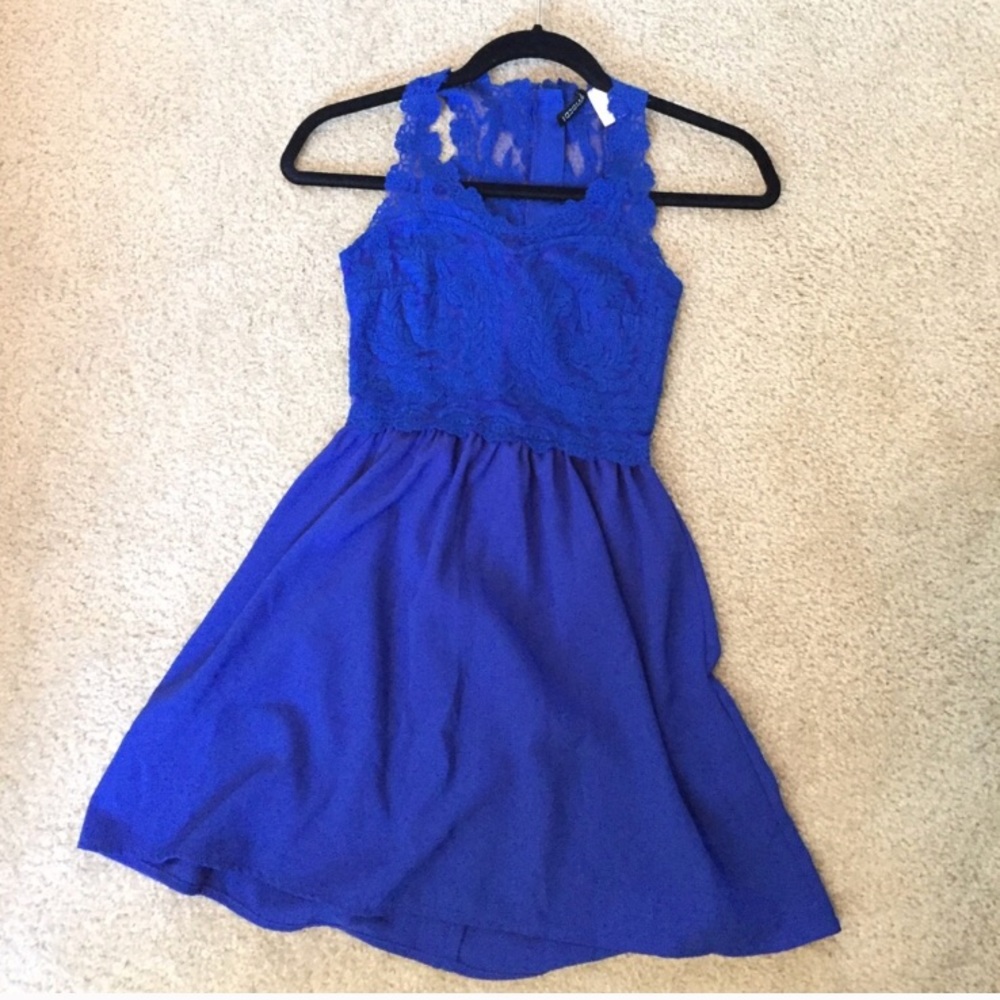 H&M royal blue dress