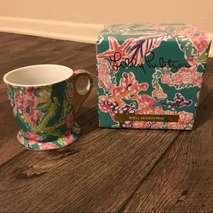 Lilly Pulitzer Shell Search Mug NWOT
