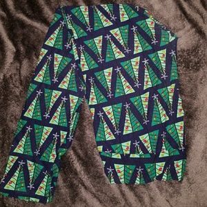 TC lularoe Christmas leggings