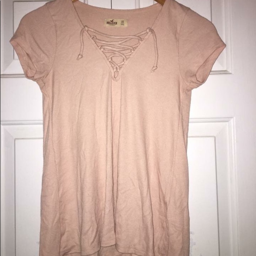 Pink hollister T-shirt
