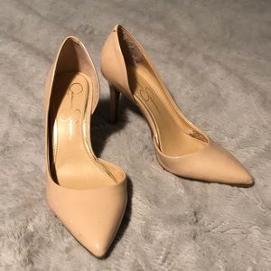 Jessica Simpson  Nude Pumps