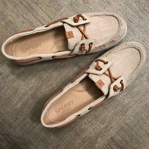 *NEW* Sperry size 9.5 Coil Ivy Canvas Boat Shoe