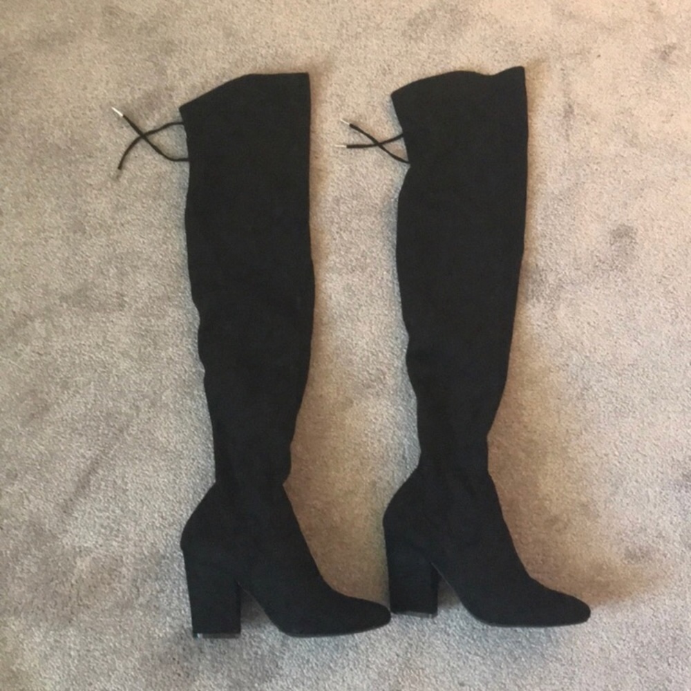 Charlotte Russe size 7 over the knee boots
