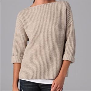 Vince Chunky Ribbed Boatneck Sweater