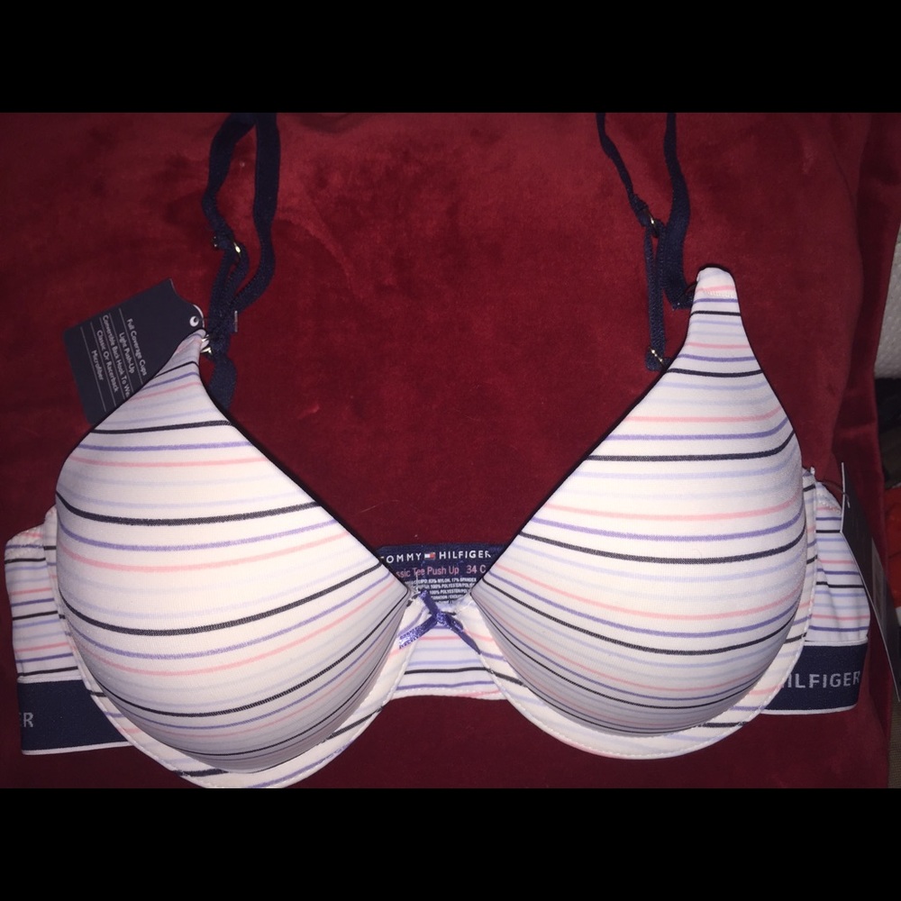 Tommy Hilfiger Striped Classic T push-up bra!