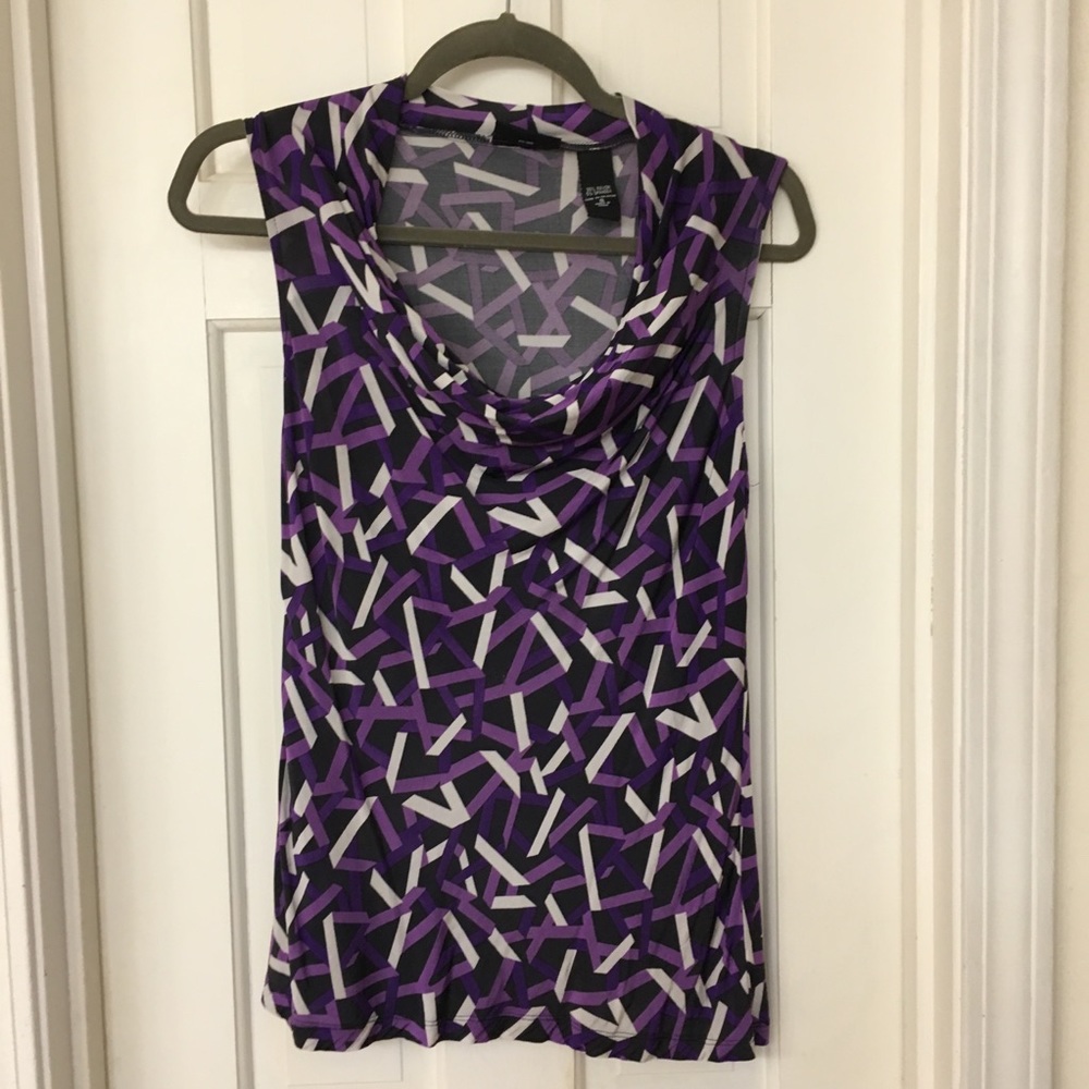 Cowl neck sleeveless blouse NY&Co