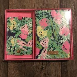 Lilly Pulitzer Passport Cover and Luggage Tag NWOT
