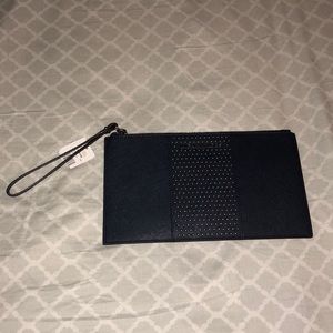 Michael Kors navy clutch
