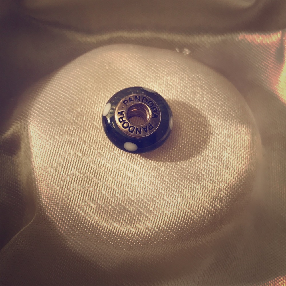 Colored pandora charm