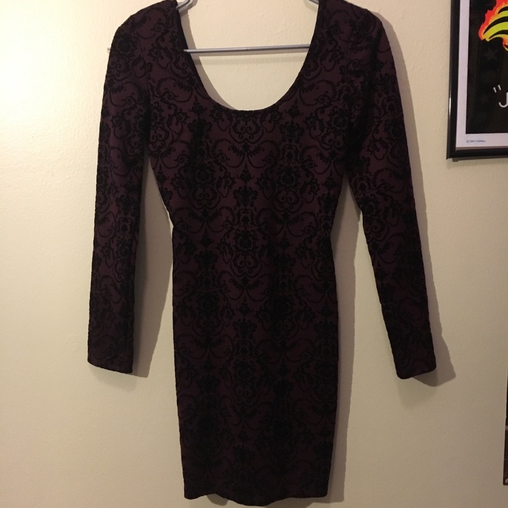 Tight Burgandy Dress