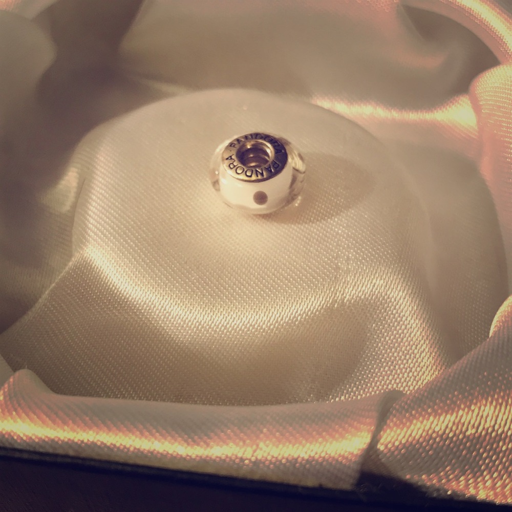 Colored pandora charm