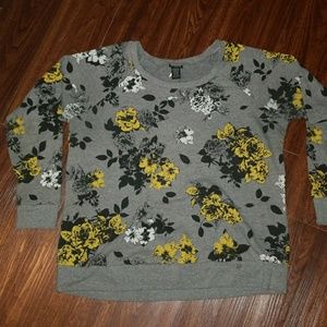 TORRID flower sweater