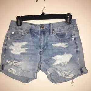 American Eagle Ripped Jean Shorts