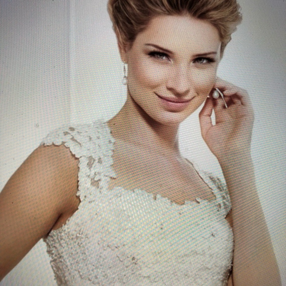 ROMANTIC IVORY LACE ELLIS BRIDAL GOWN #11399
