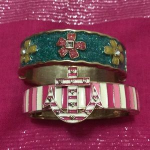 Betsey Johnson Nautical & Floral Bracelets