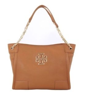 Tory Burch Britten Small Leather Tote