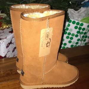 Tan tall UGG boots