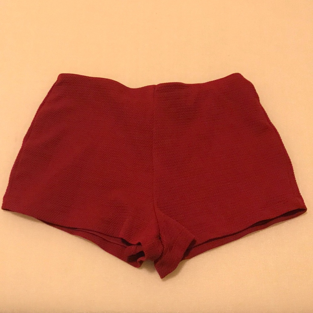 Red shorts