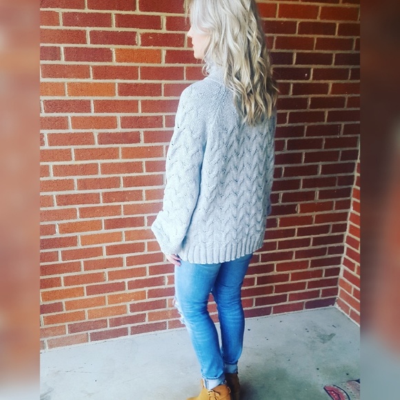 LAST • Sydney Mock Neck Sweater - Picture 6 of 6