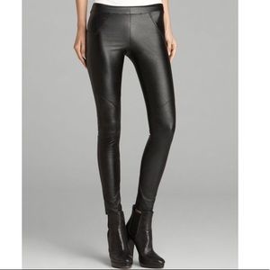 David Lerner Vegan / Faux Leather Legging NWOT sz4