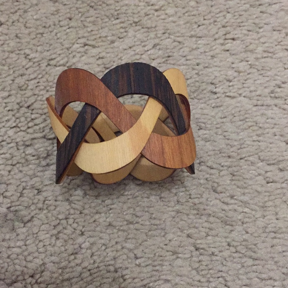 Trinity wood cuff