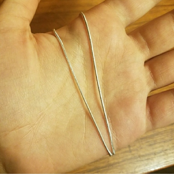 NWOT 925 Sterling Silver 22.5" Necklace Chain - Picture 3 of 5