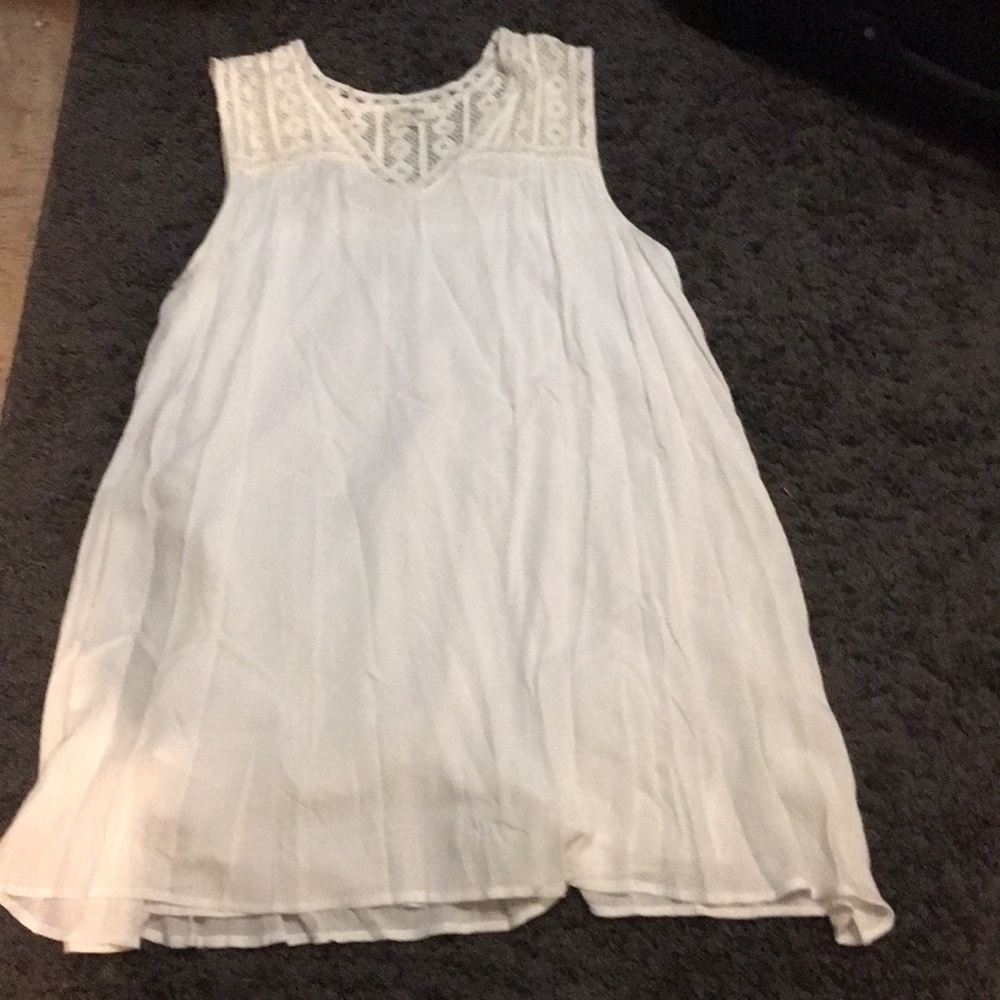 White tunic dress