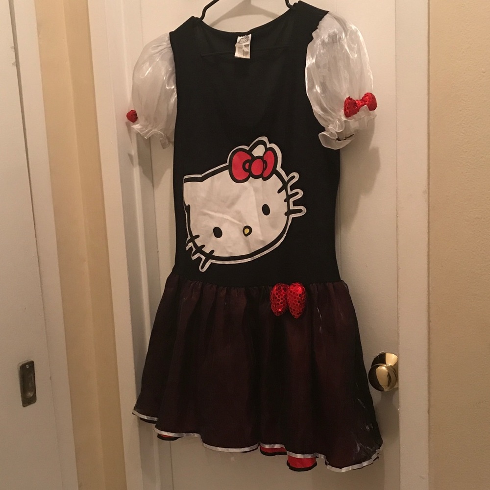 Hello Kitty Dress/Custom with leg warmers