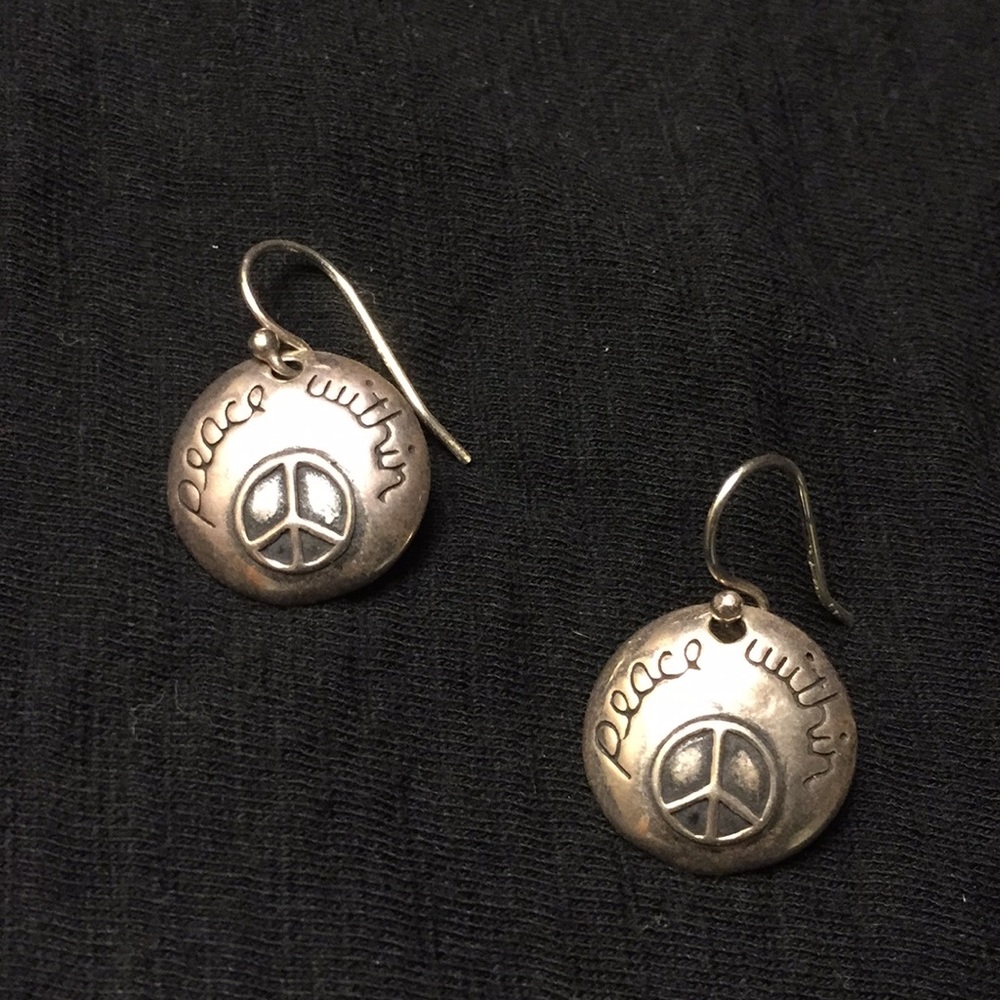 Silpada peace earrings W1915