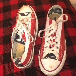 American flag converse
