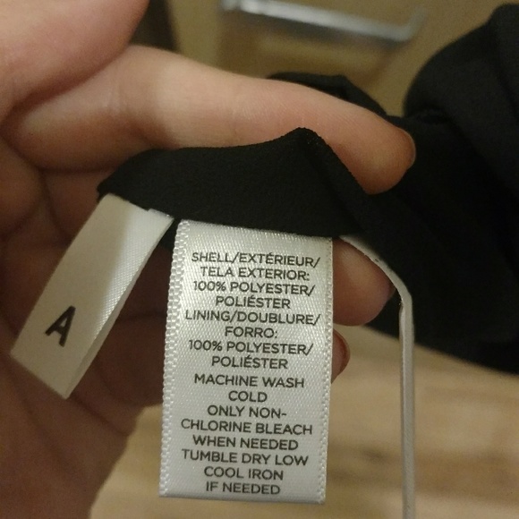 NWT LOFT black strappy racerback dress - Picture 5 of 5