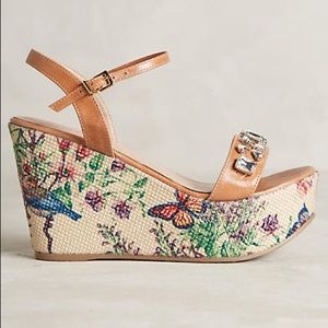 Anthropologie Jardim Wedges