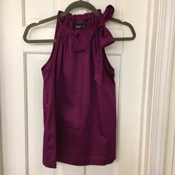 Cute eggplant sleeveless top - Picture 1 of 3