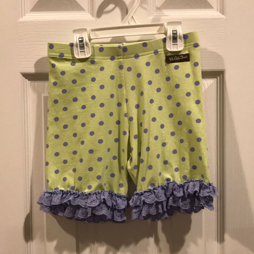 Matilda Jane Leapfrog Shorties Size 10 EUC